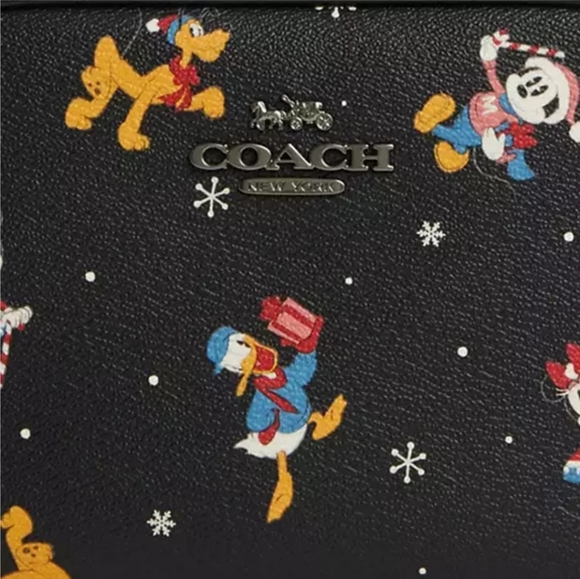 Coach  Disney X  Mini Camera Crossbody With  Holiday Print - Picture 4 of 16